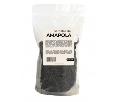 Semilla de Amapola o Adormidera (Semillas para tranquilizar al pájaro o reforzar el canto)