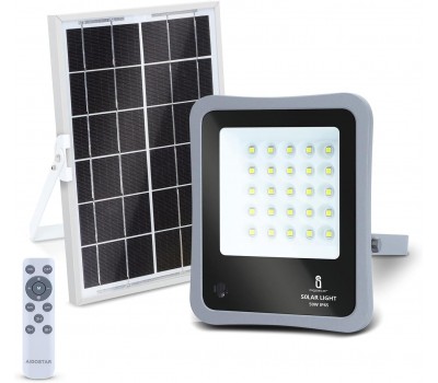 Aigostar - Foco proyector LED solar con mando a distancia,50W,6500K luz blanca