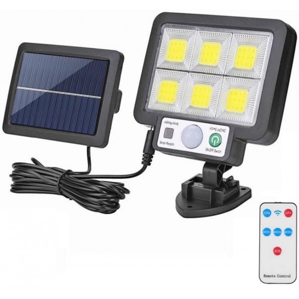 Foco LED solar de pared para aviario con sensor de movimiento Accesorios para aviarios Foco LED solar de pared para aviario con sensor de movimiento Accesorios para aviarios