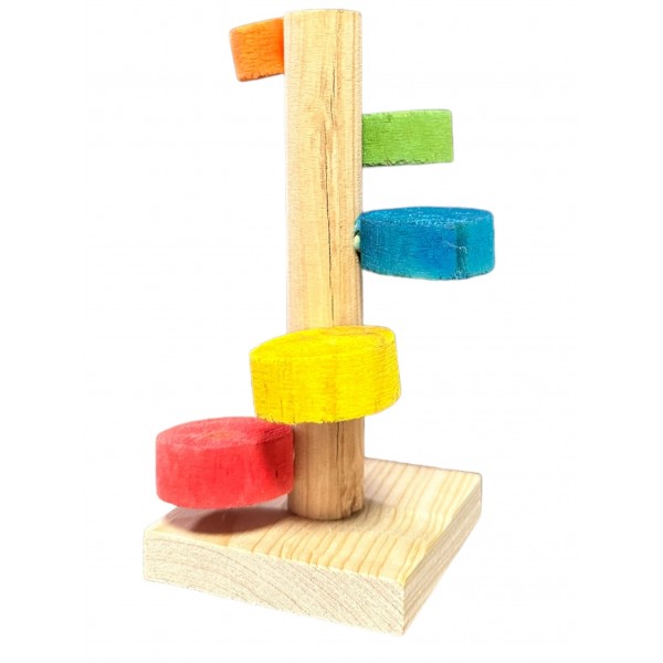 Juguete escalera peldaños de madera para agapornis Juguetes para aves Juguete escalera peldaños de madera para agapornis Juguetes para aves