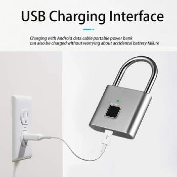 Candado Inteligente con Huella Dactilar – Seguridad Sin Llaves