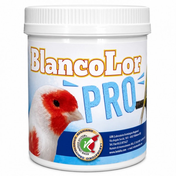 BlancoLor PRO  500 grs (Potenciador del color blanco y reductor del doré en aves de plumaje blanco) Colorante aves