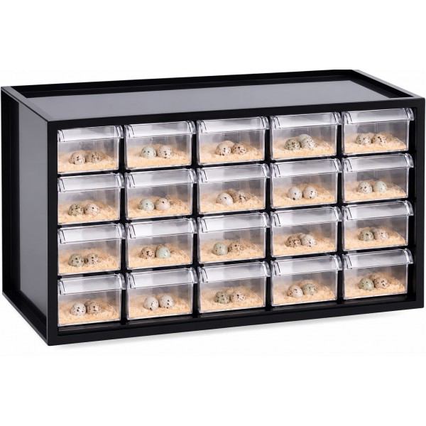 Organizador de puestas para aves con 20 cajones Nidos