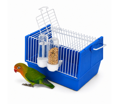 Transportín para Aves Oromana Azul – Seguro, Resistente y Práctico