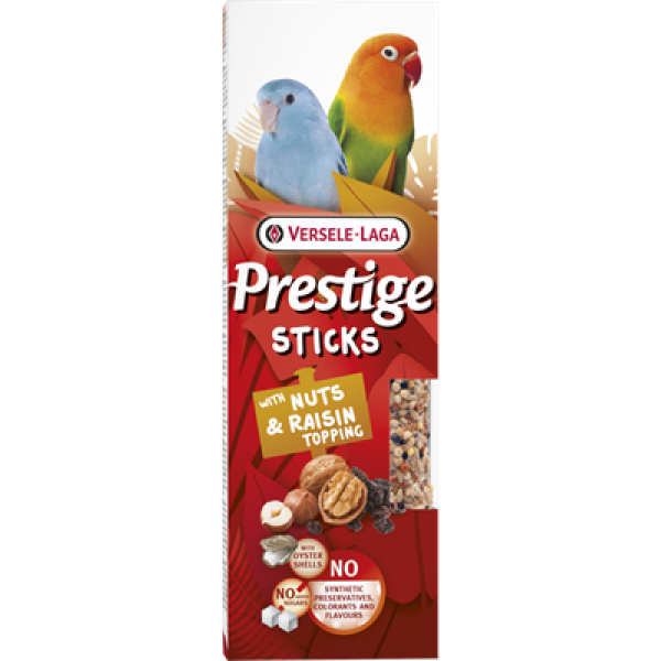 Barritas Agapornis con Nueces y Pasas Snacks para aves Barritas Agapornis con Nueces y Pasas Snacks para aves