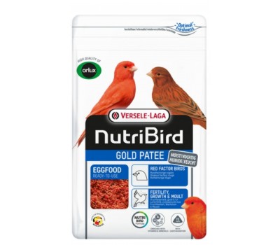 NutriBird Gold Pasta Humeda para Canarios factor rojo 1Kg
