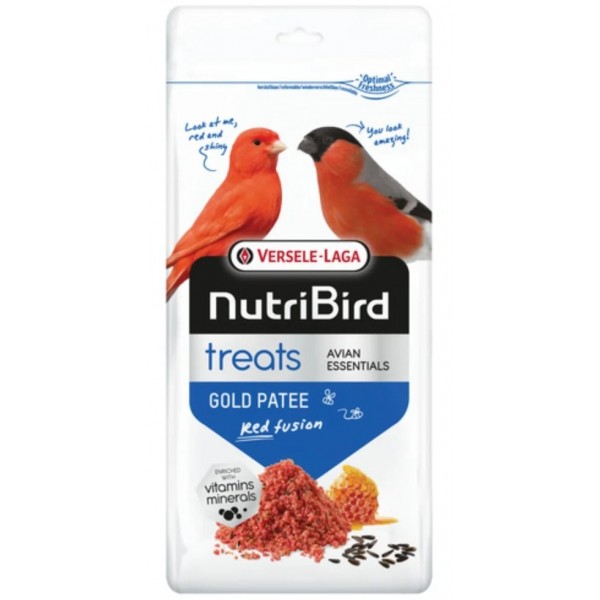 NutriBird Treats Gold Patee Red Fusion Snacks para aves NutriBird Treats Gold Patee Red Fusion Snacks para aves