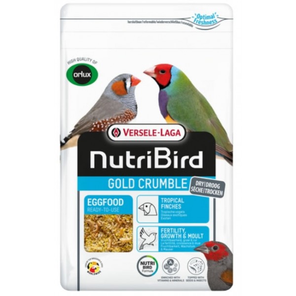 NutriBird Gold Pasta Seca Tropicales 1Kg Dried pasta NutriBird Gold Pasta Seca Tropicales 1Kg Dried pasta