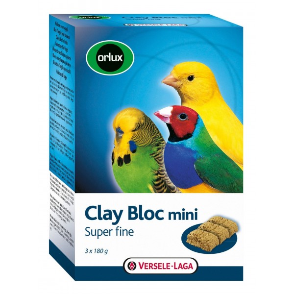 Clay Block Mini | Bloque de arcilla para las especies de aves pequeñas