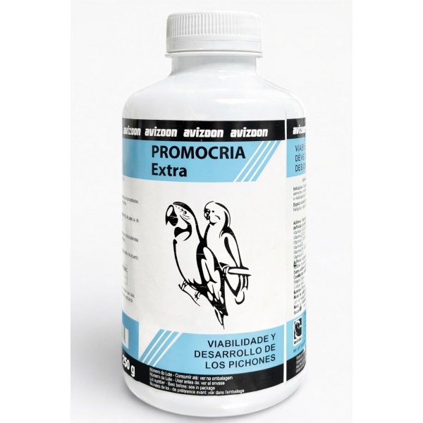 Promocria Extra Avizoon 250grs |Complemento vitamínico–antibacteriano para pichones y aves en cría