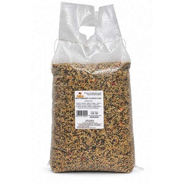 Mixtura Canario Clásica C/AVI Mibo 5 kg Food for canaries