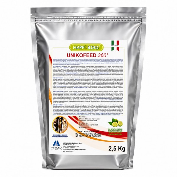Unikofeed 360 (Perlas blancas para la ceba) Comida para canarios