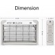 Exterminador eléctrico de insectos 20W/repelente de plagas para interiores, lámpara UV de 2800 voltios, moscas voladoras, insectos, mosquitos, moscas, repelentes, trampas, eliminador, atrapador Machinery Breeder Exterminador eléctrico de insectos 20W/repelente de plagas para interiores, lámpara UV de 2800 voltios, moscas voladoras, insectos, mosquitos, moscas, repelentes, trampas, eliminador, atrapador Machinery Breeder
