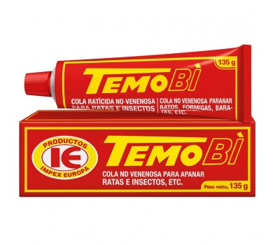 Raticida Cola Temobi 135 g – Pegamento atrapante sin veneno para ratas e insectos