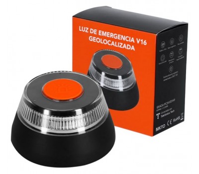 Baliza V16 Geolocalizada Homologada DGT con Conectividad IoT y Datos Incluidos hasta 2038