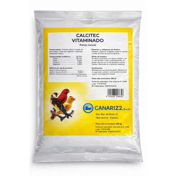 Calcitec vitaminado 200 gr