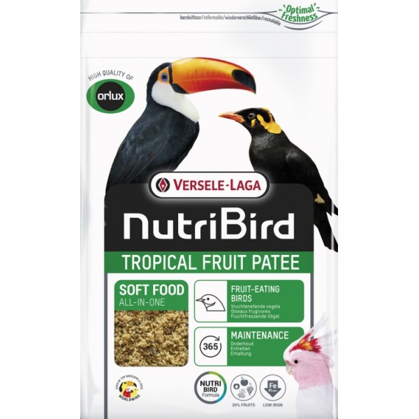 Orlux Tropical paté Premium para todos los frugívoros 1 Kg Food insectivores and frugivores Orlux Tropical paté Premium para todos los frugívoros 1 Kg Food insectivores and frugivores