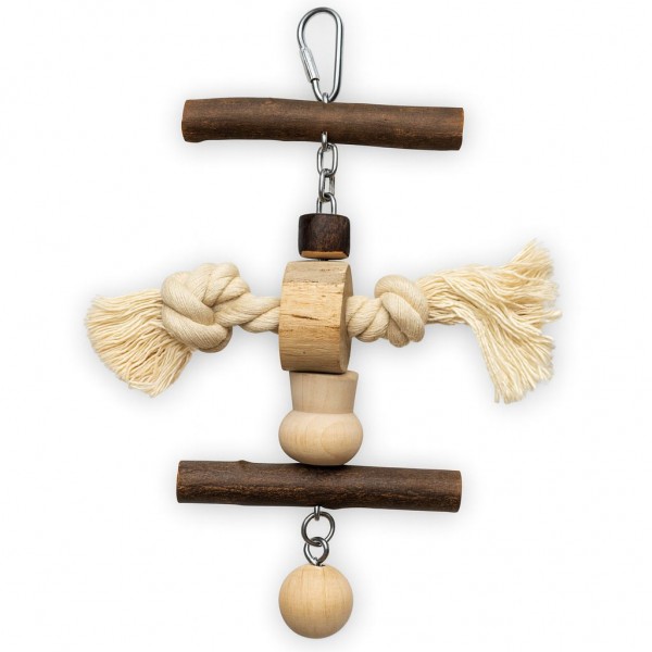 Juguete Natural Living cascabel/cuerda 20 cm Juguetes para aves