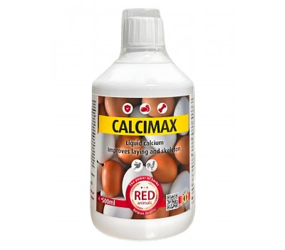 The Red Animals Calcimax 500 ml, (Calcio, magnesio y Vitaminas AD3E)