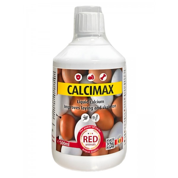 The Red Animals Calcimax 500 ml, (Calcio, magnesio y Vitaminas AD3E) Red Pigeon
