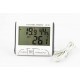 Termómetro Digital para interiores y exteriores con higrómetro LCD de alta precisión ideal para un aviario Termómetro Digital para interiores y exteriores con higrómetro LCD de alta precisión ideal para un aviario