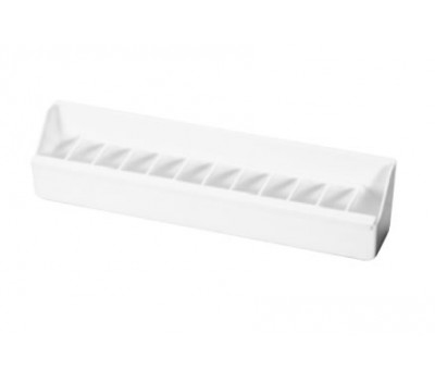 Comedero Reggio de plástico blanco (art 051W)