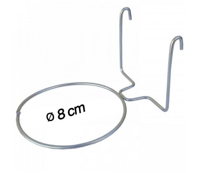 Portanido en hierro zincado (8 cm) Art. 394