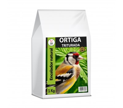 Ortiga triturada (Encelador para aves natural)