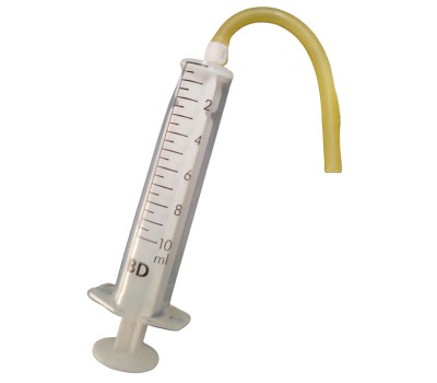 Jeringuilla embuchar con sonda látex 10ml