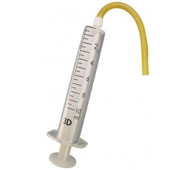 Jeringuilla embuchar con sonda látex 10ml