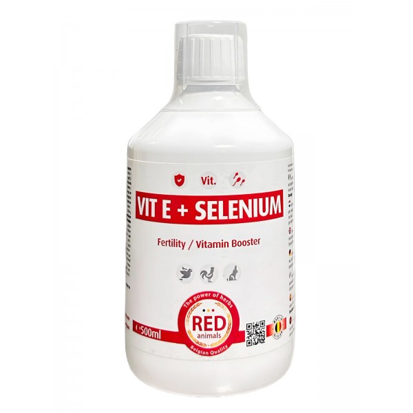 Vit E + Selenium de Red Animals (vitamina E enriquecida con selenio) Red Pigeon