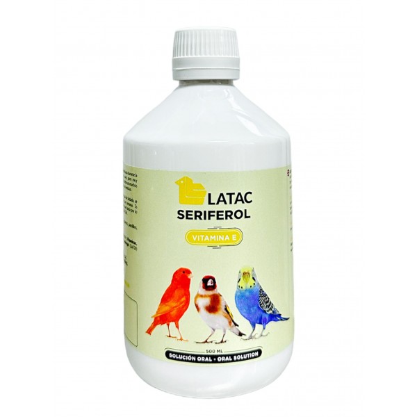 Seriferol 500 ml de Latac (vitamina E muy beneficioso durante la cria) Latac
