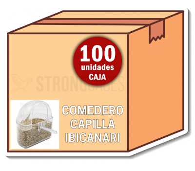 Caja completa comedero Capilla Ibicanari (100 unds)