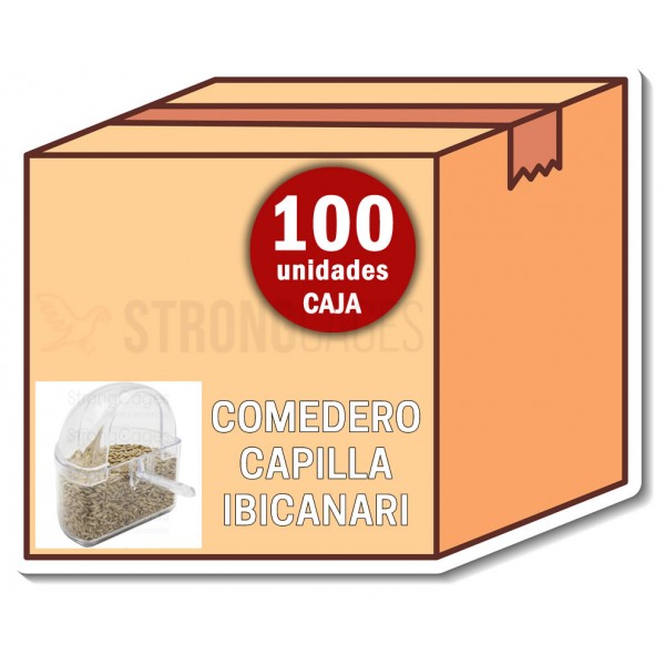 Caja completa comedero Capilla Ibicanari (100 unds) FEEDERS