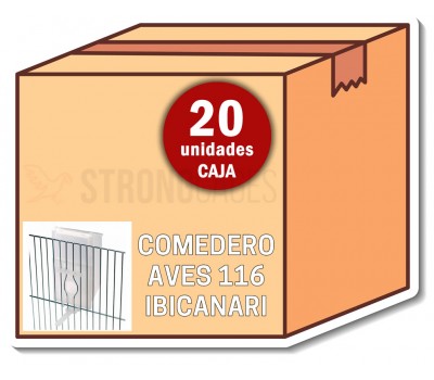 Caja completa comedero aves 116 Ibi (20 unds)