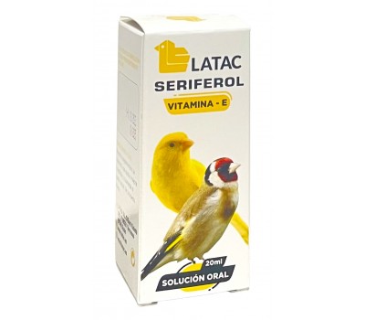 Seriferol 20 Ml Latac .Vitamina E para encelar pájaros