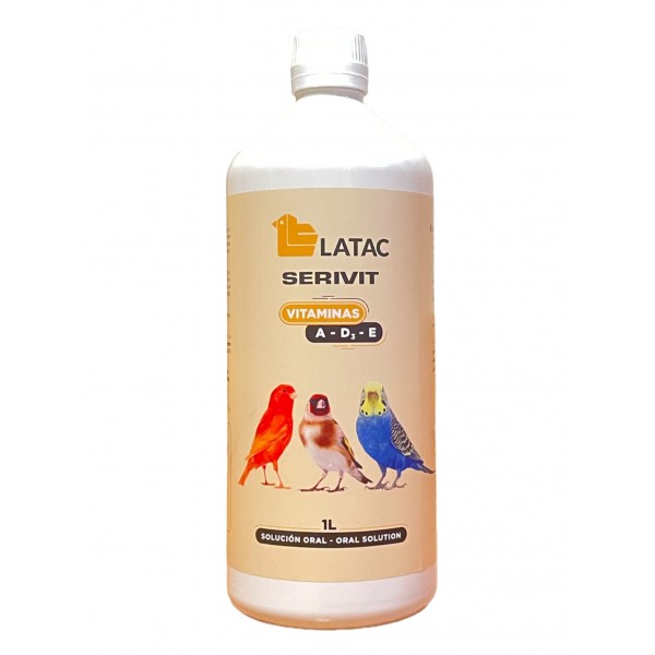 Serivit Latac 1 Litro (alto contenido en vitaminas A-D3-E) Latac