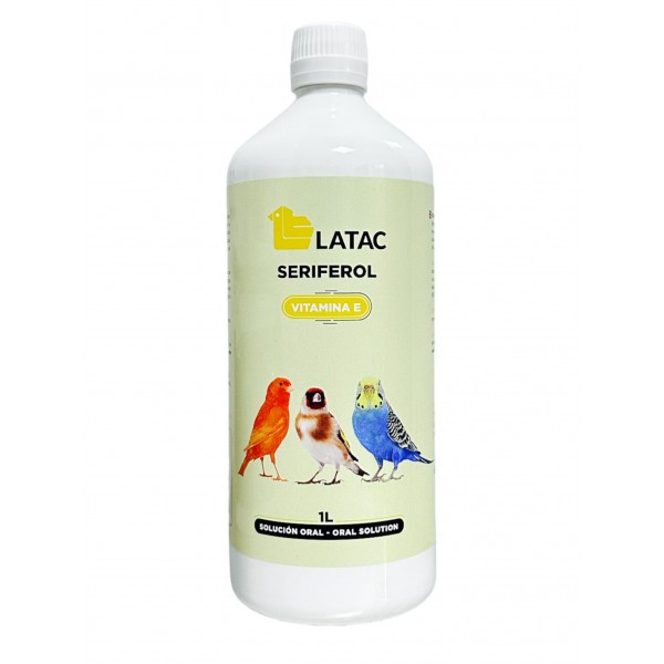 Seriferol 1 litro de Latac (vitamina E muy beneficioso durante la cria) Latac