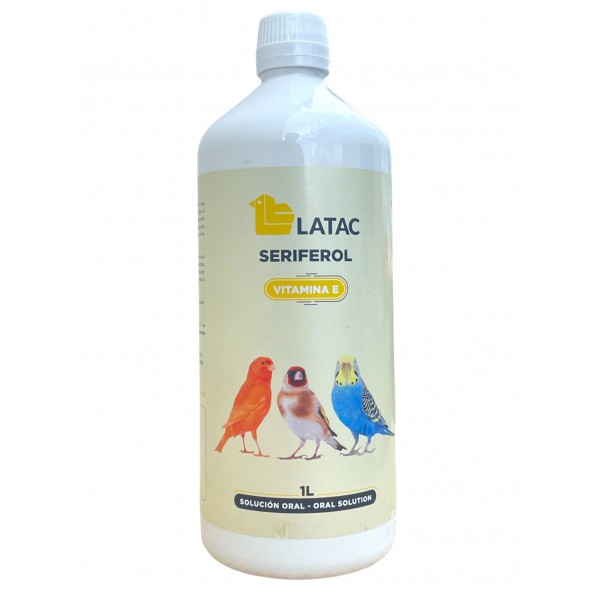 Seriferol 1 litro de Latac (vitamina E muy beneficioso durante la cria) Latac
