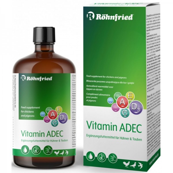 Rohnfried Vitamina ADEC 250 ml Cría y celo Rohnfried Vitamina ADEC 250 ml Cría y celo
