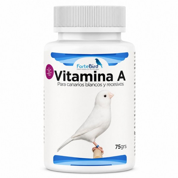 Vitamina A de Fortebird 75 grs | Para Canarios blancos y recesivos ForteBird