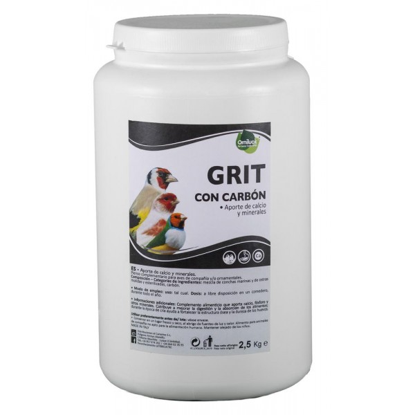 Grit con carbon 2,5 kg | Orniluck Cales - Mineral Grit