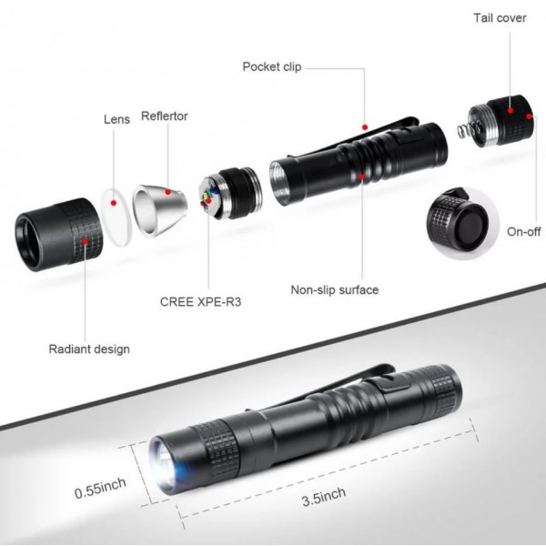 Ovoscopio linterna LED de 8000LM Ovoscopio linterna LED de 8000LM