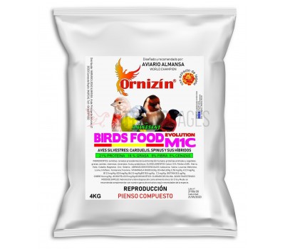 Ornizin pienso M1C para cría fauna Europea