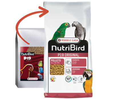 Alimento para crí­as de Papagayos Nutribird P19 Original