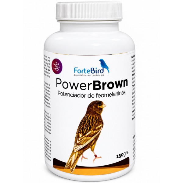 PowerBrown | El potenciador perfecto de feomelaninas para el plumaje de sus aves