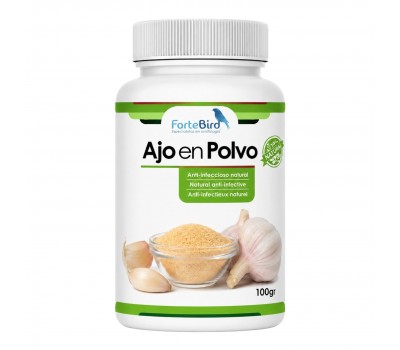 Ajo en Polvo 100% | Antiinfeccioso para aves