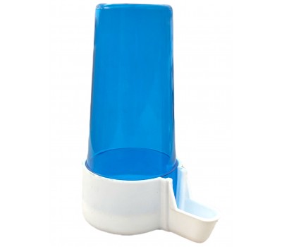 Aviary drinker medium blue