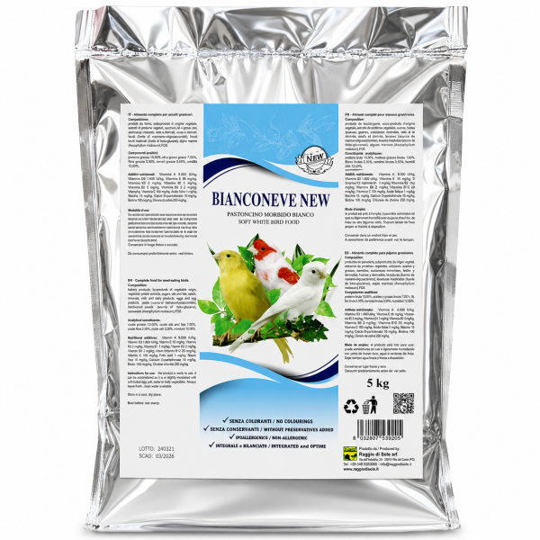 Bianconeve new 5 kg (pasta mórbida blanca suave)  Morbid pasta