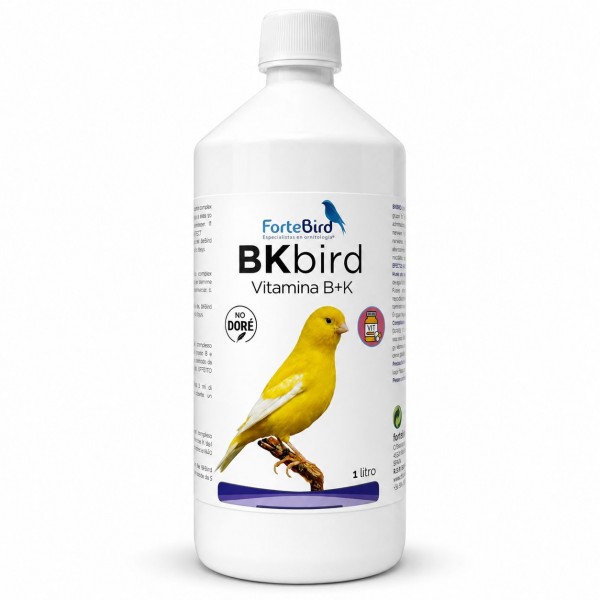 BKBird | La Fórmula Completa con Vitaminas B y K para Aves Saludables ForteBird